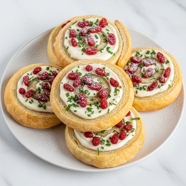 Cranberry Cream Cheese Pinwheels Recipe