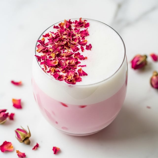 Hibiscus Rose Latte Recipe