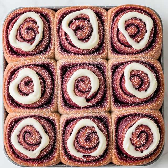 Red Velvet Cinnamon Rolls | The Perfect Christmas Morning Treat Recipe