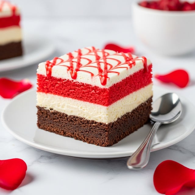 Red Velvet Cheesecake Brownies Recipe