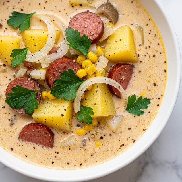 Creamy Potato and Sausage Chowder Recipe