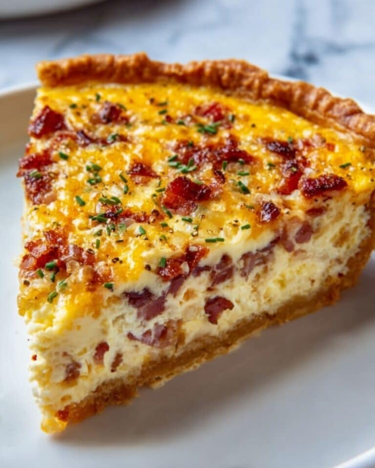 Bacon and Cheese Crustless Quiche Recipe
