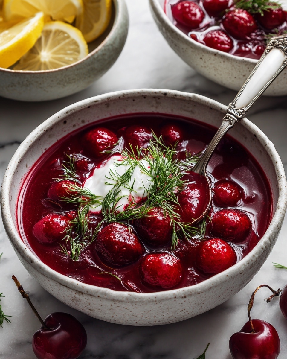 Hungarian Cold Cherry Soup Recipe
