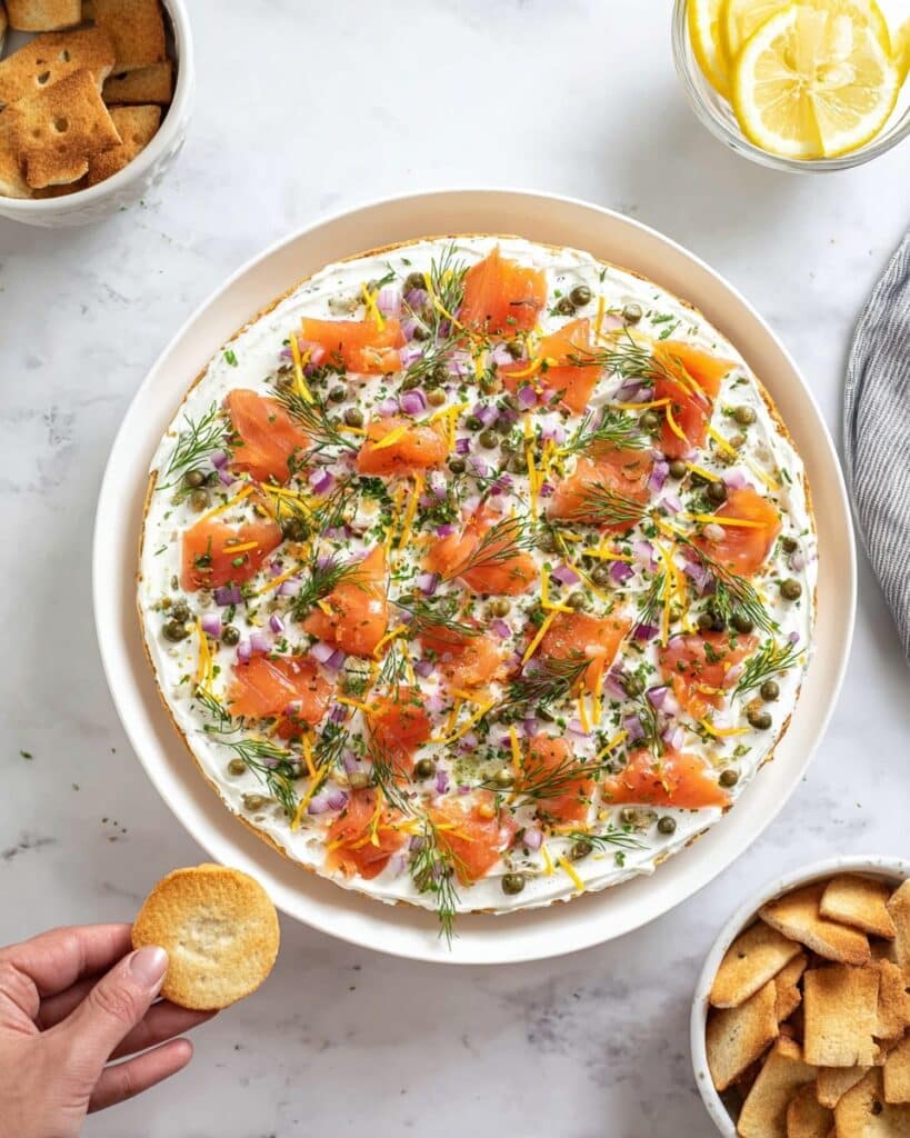Smoked Salmon Bagel Dip Recipe