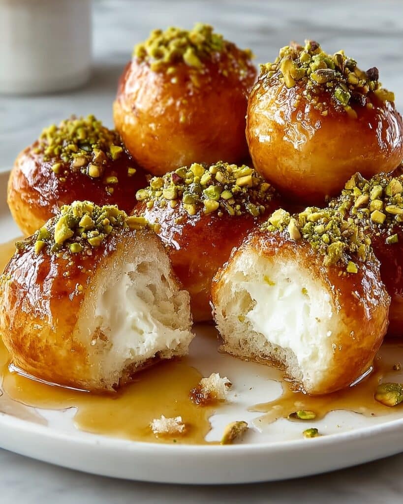 Ricotta Pistachio Honey Bites Recipe