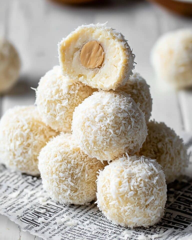 Vegan Raffaello Coconut Truffles Recipe