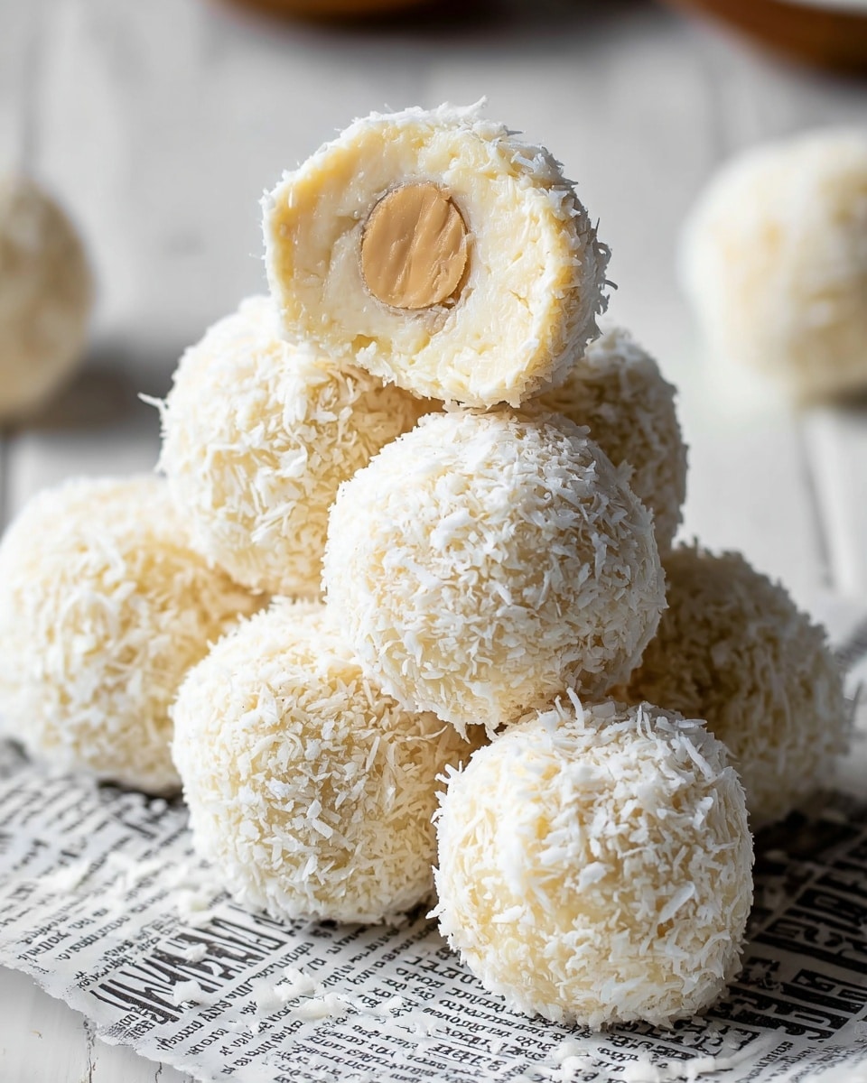 Vegan Raffaello Coconut Truffles Recipe