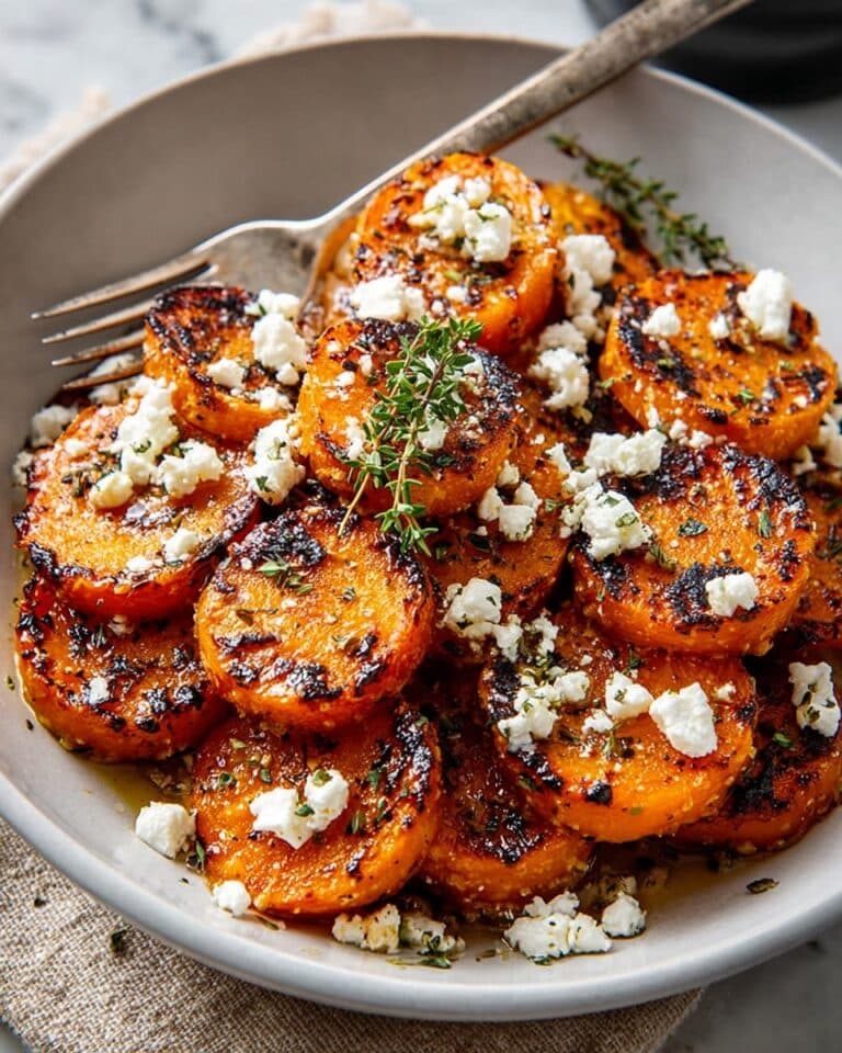 Honey Feta Sweet Potato Rounds Recipe