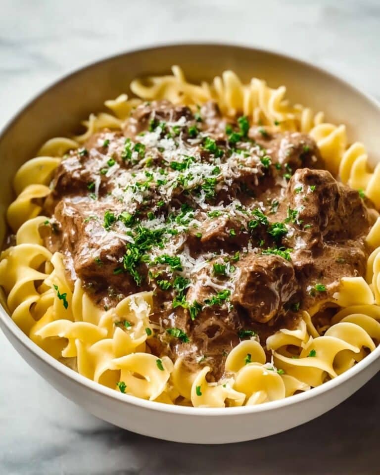 The Absolute Best Crockpot Beef Stroganoff Recipe