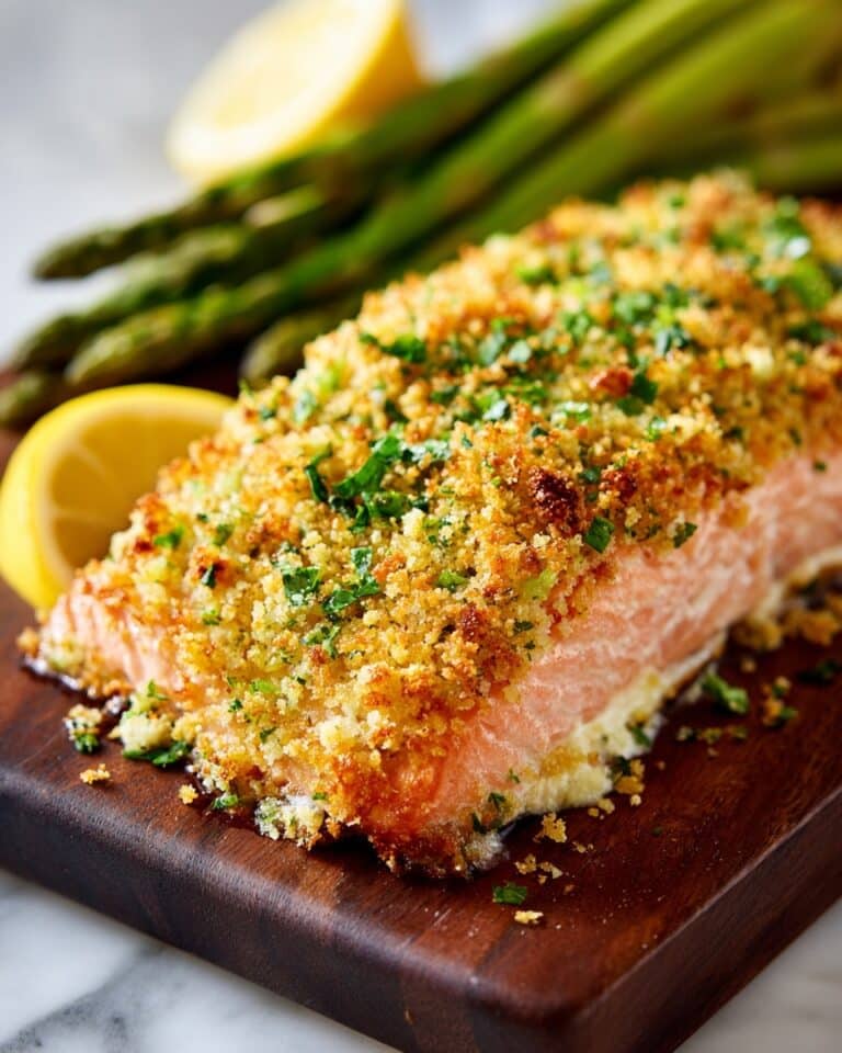 Crispy Parmesan-Crusted Baked Salmon Recipe