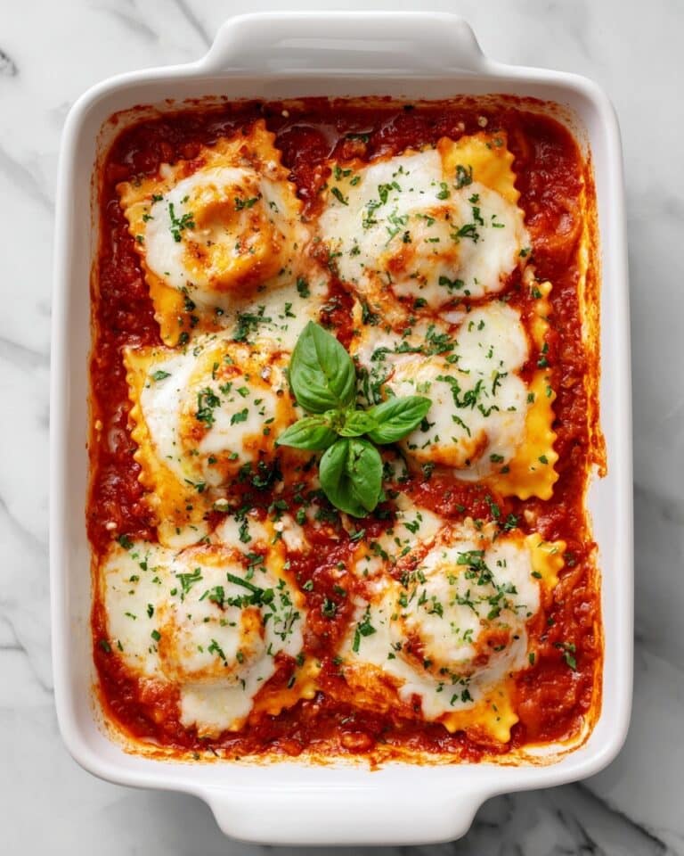 3 Ingredient Baked Ravioli (Lazy Lasagna) Recipe