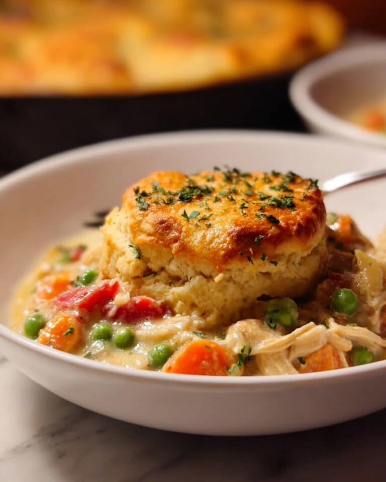 Red Lobster-Inspired Chicken Pot Pie with Biscuit Topping Recipe