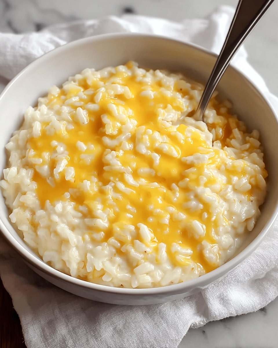 Creamy Cheesy Rice: Irresistibly Comforting & Easy to Make