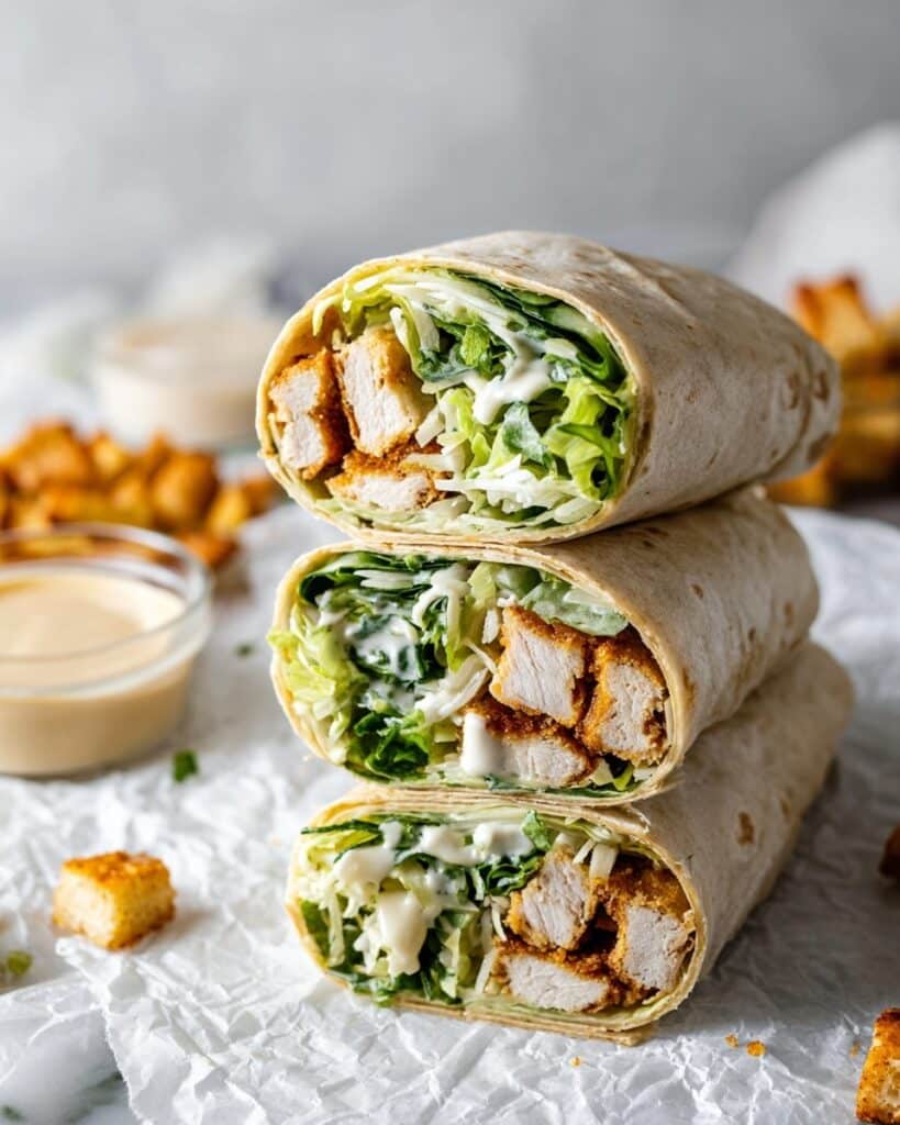 Chicken Caesar Wraps Recipe