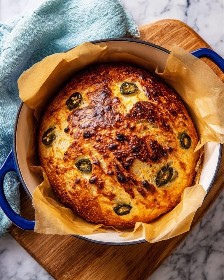 Jalapeno Cheddar Dutch Oven Bread Recipe