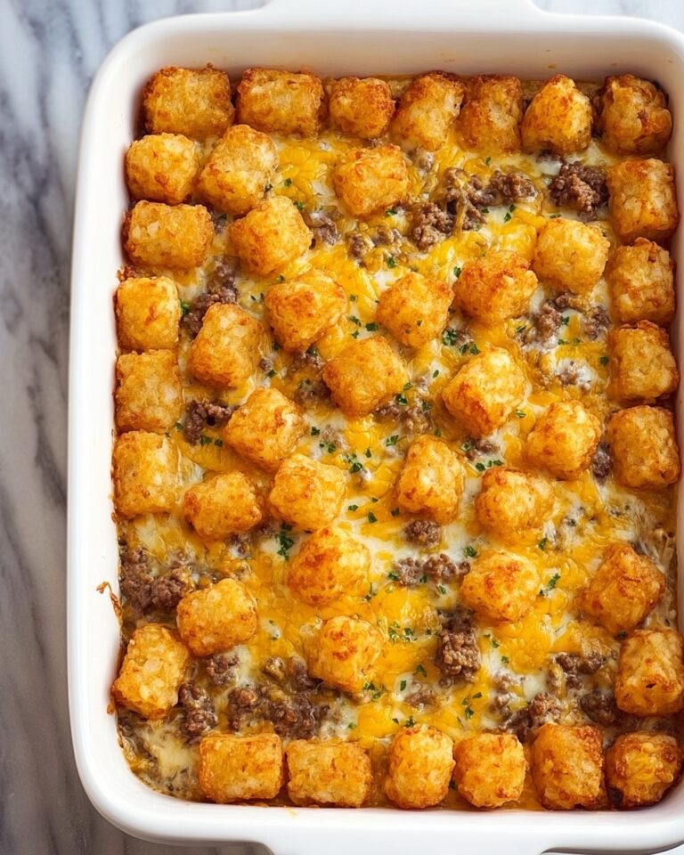 Tater Tot Sausage Breakfast Casserole Recipe