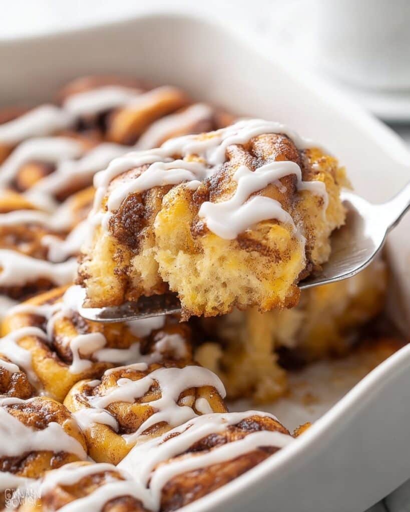 Easy Cinnamon Roll Casserole Recipe