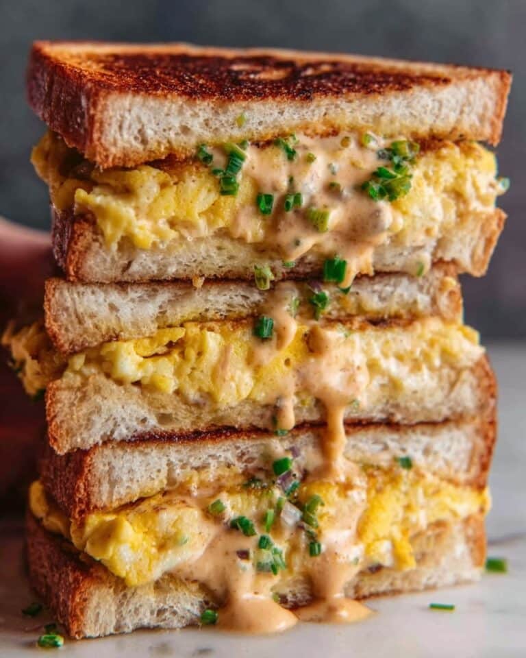 Spicy Chipotle Egg Breakfast Sandwiches Recipe