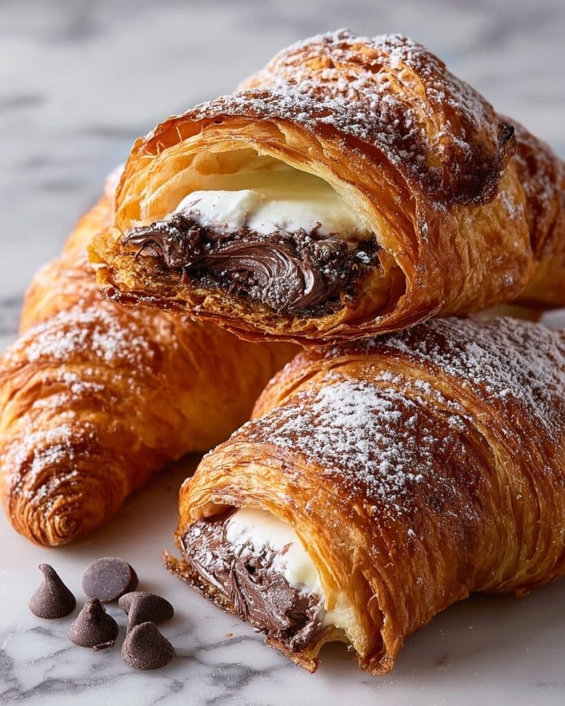 Brownie Batter Croissants Recipe