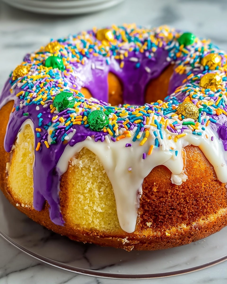 King Cake with Cream Cheese Filling: A Delicious Mardi Gras Tradition Recipe