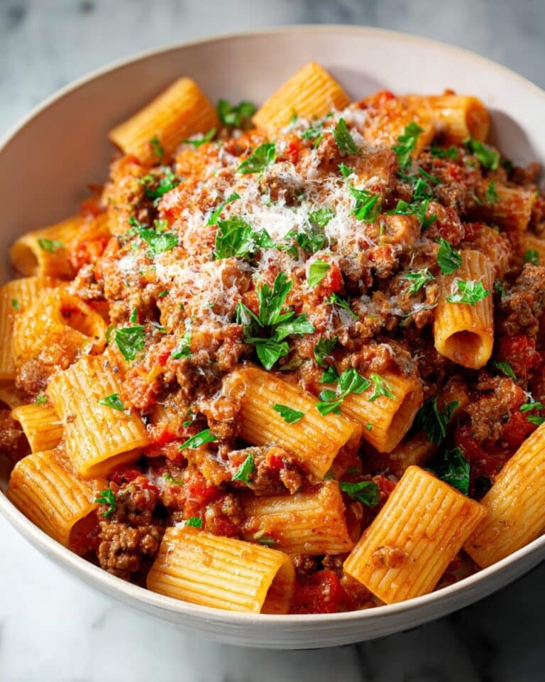 Rigatoni Bolognese Recipe