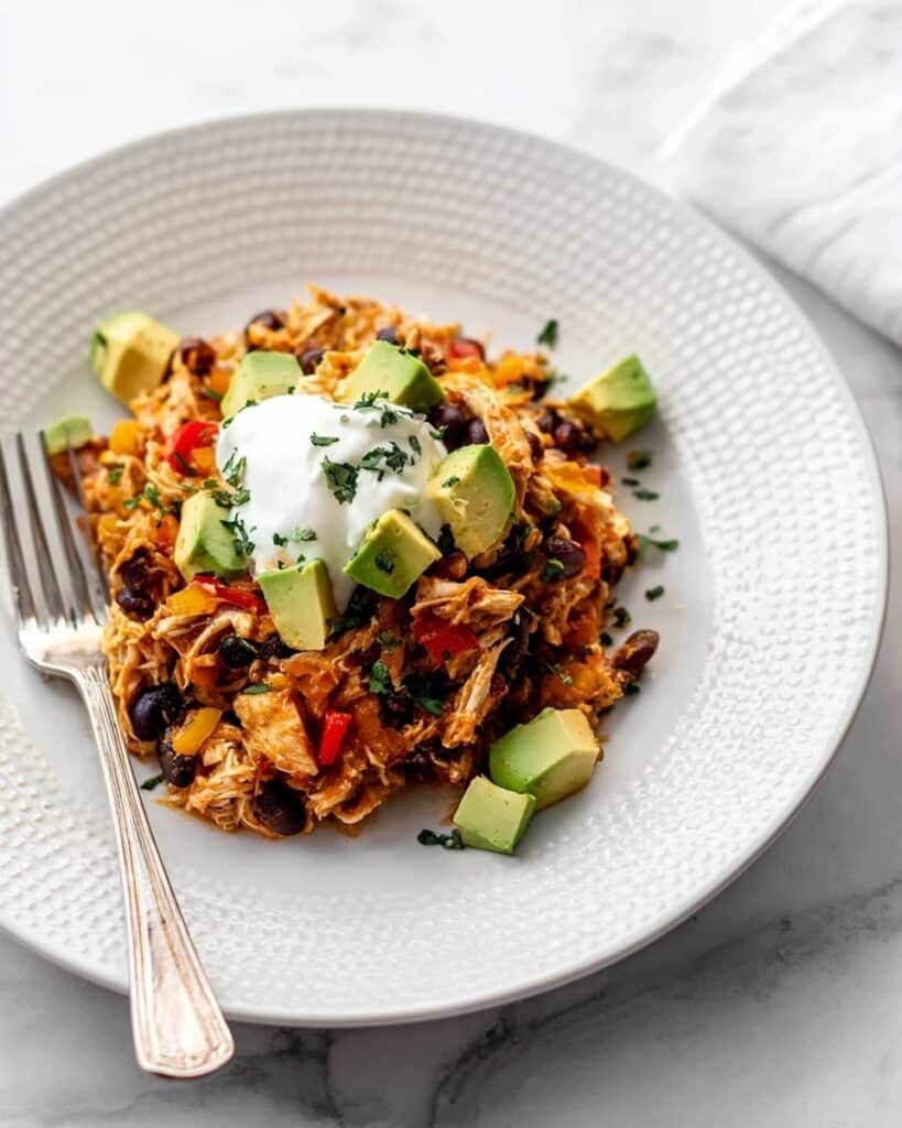 Easy Chicken Burrito Casserole Recipe