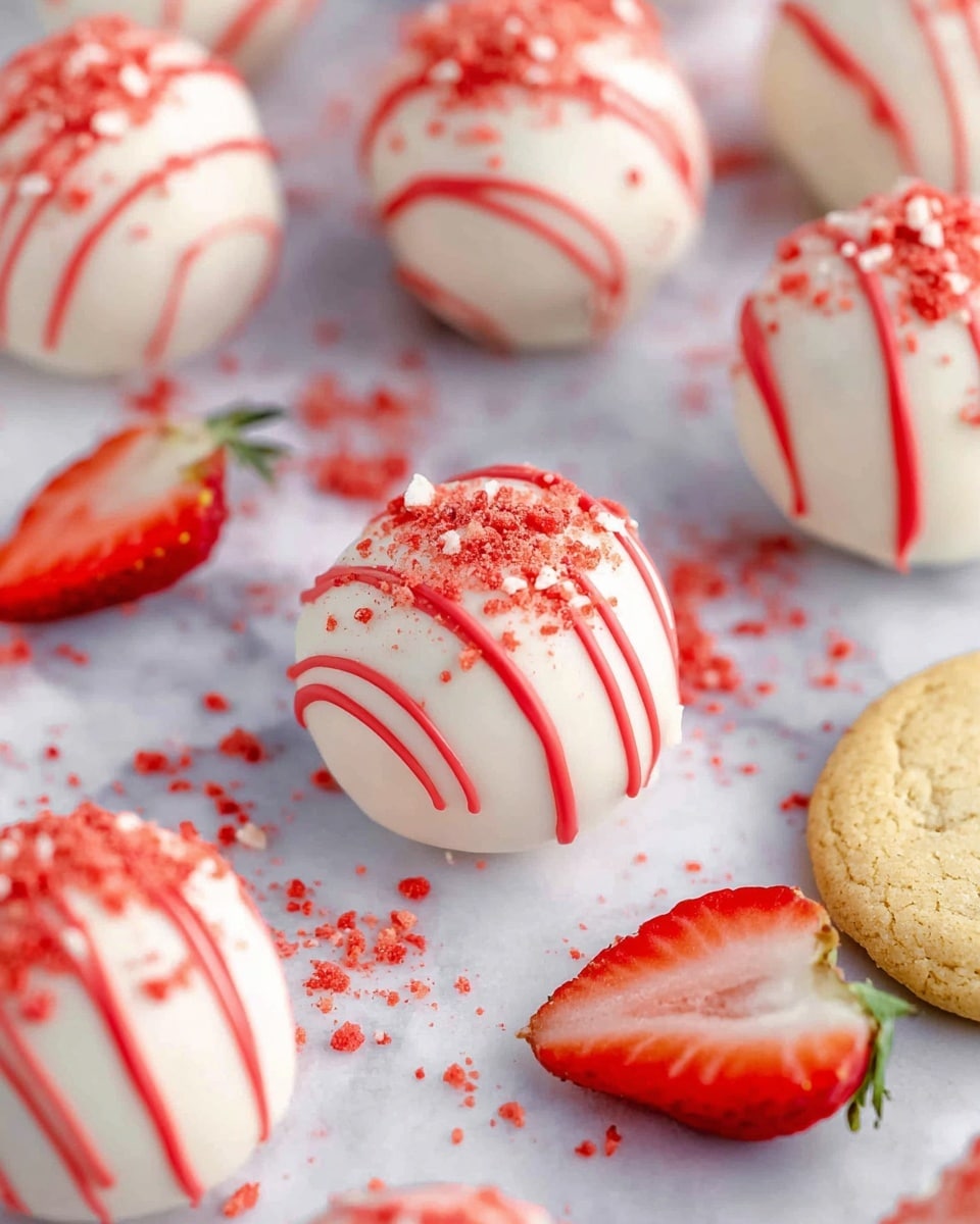 Strawberry Shortcake Truffles Recipe