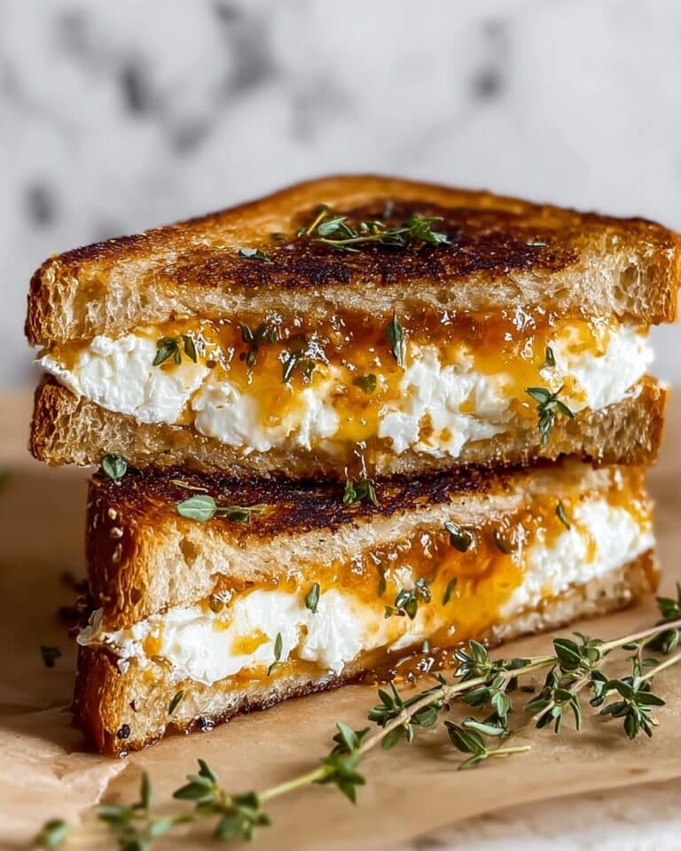 Goat Cheese Grilled Cheese with Honey Bliss Recipe