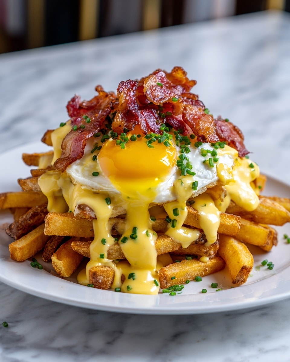 Ultimate Breakfast Poutine with Creamy Hollandaise Sauce Recipe