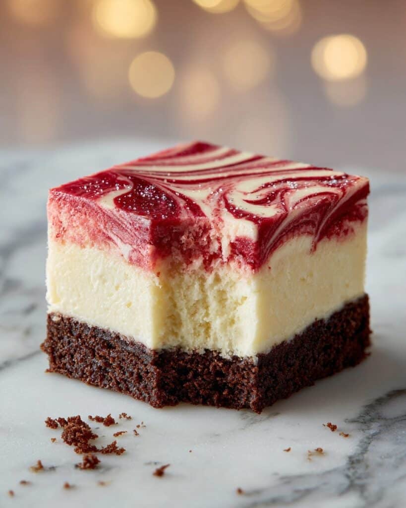 Classic Red Velvet Brownies with Cheesecake Layer Recipe
