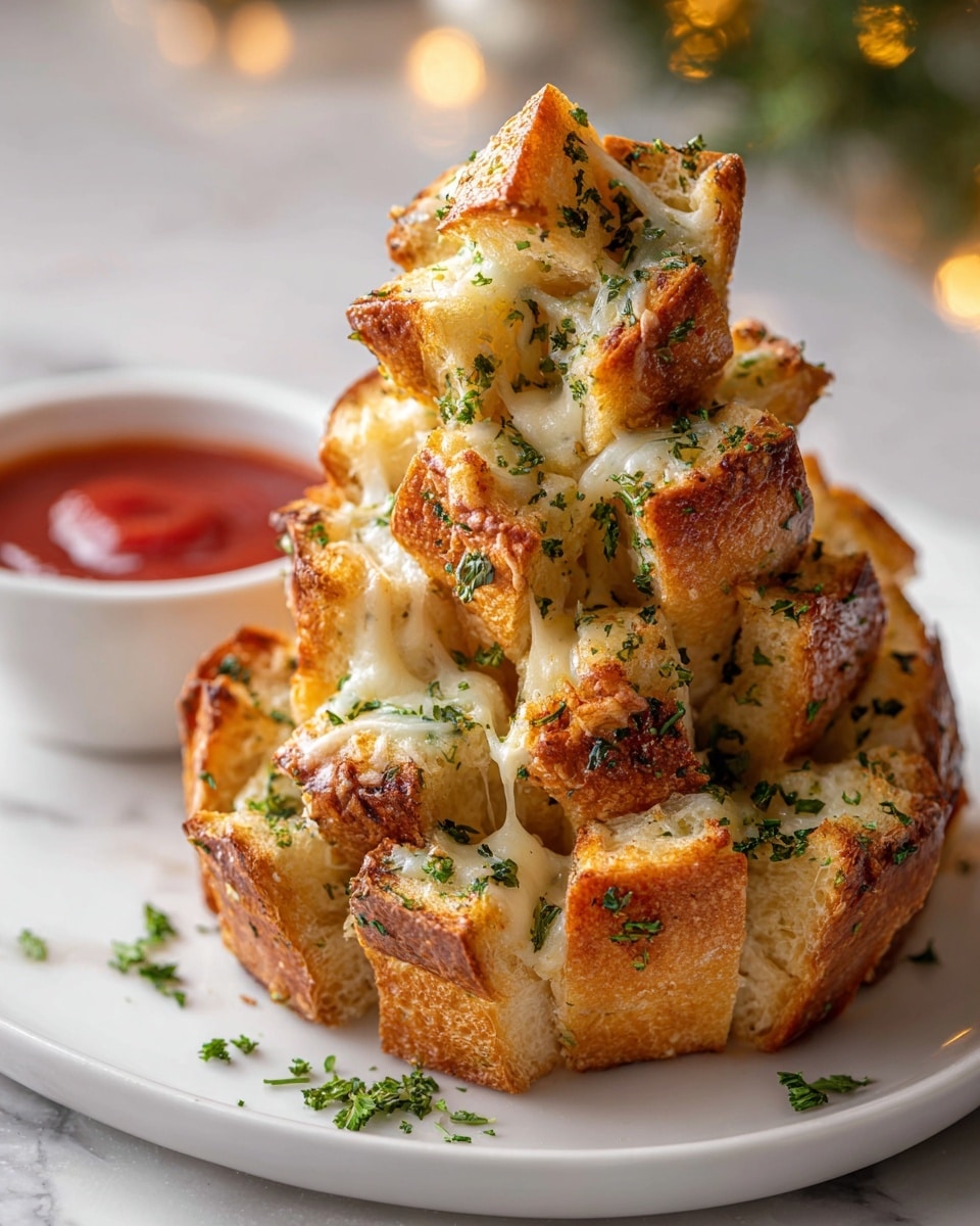 The image shows a stack of crispy, golden-brown fried sticks arranged neatly in a white plate. Each stick looks crunchy with a rough, textured surface coated in small red seasoning flakes. On top of the stack, there is a small dollop of white sauce garnished with finely chopped green herbs, adding contrast to the warm colors of the sticks. The white marbled surface beneath the plate softly reflects the colors and details of the food, giving a clean and fresh look. Photo taken with an iphone --ar 4:5 --v 7