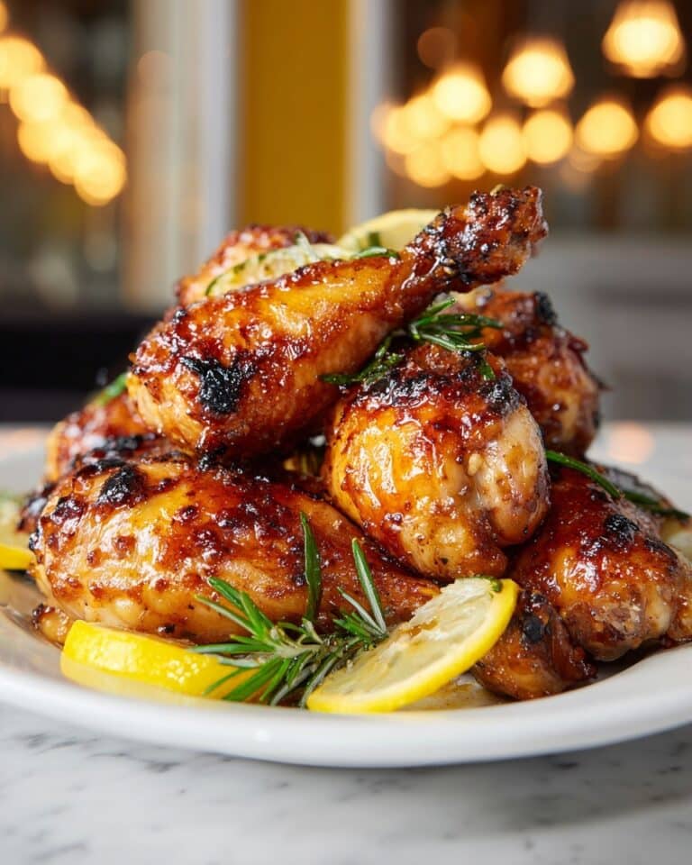 Baked Lemon-Honey Herb Chicken Legs Recipe
