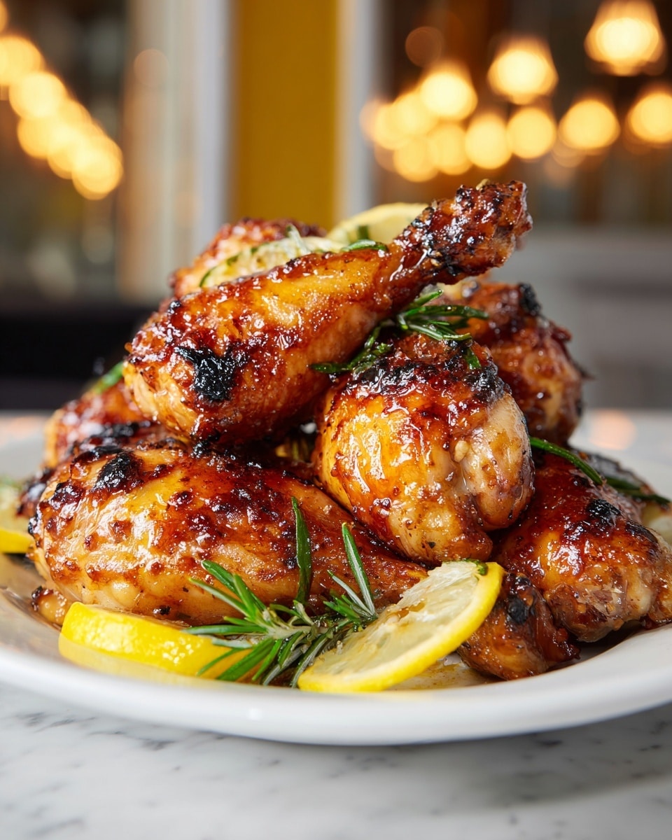 Baked Lemon-Honey Herb Chicken Legs Recipe