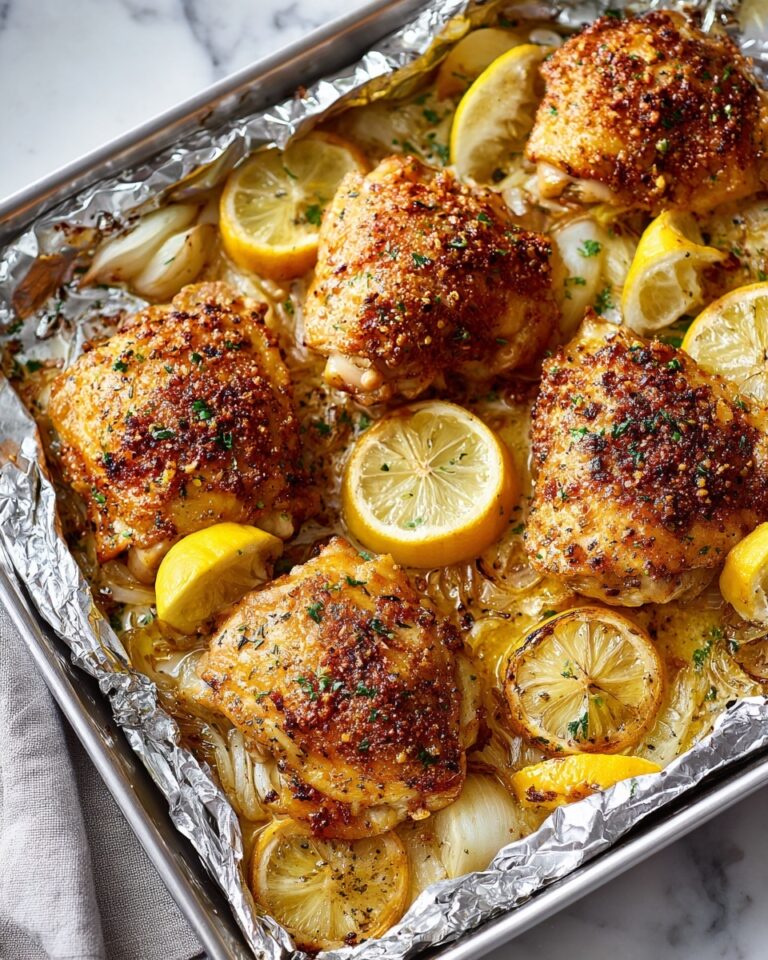 Easy Sheet Pan Lemon Garlic Chicken for Juicy, Flavor-Packed Dinners Recipe