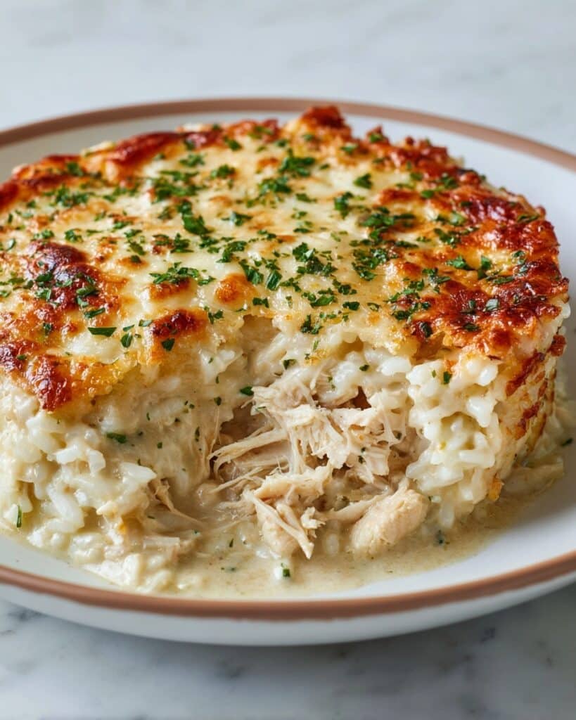 Creamy Chicken Cauliflower Rice Casserole for Cozy Nights Recipe