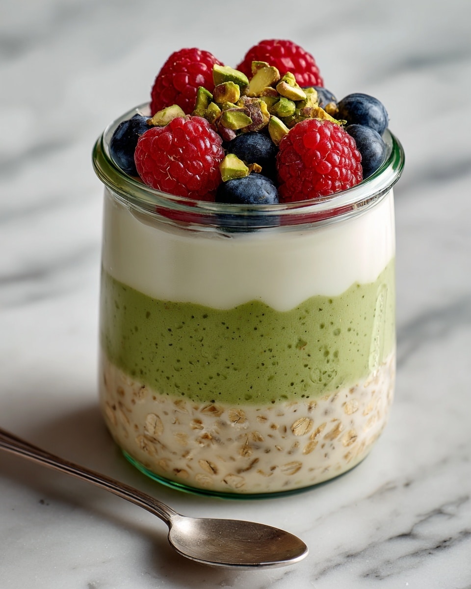 Creamy Pistachio Overnight Oats: Easy Make-Ahead Breakfast Recipe