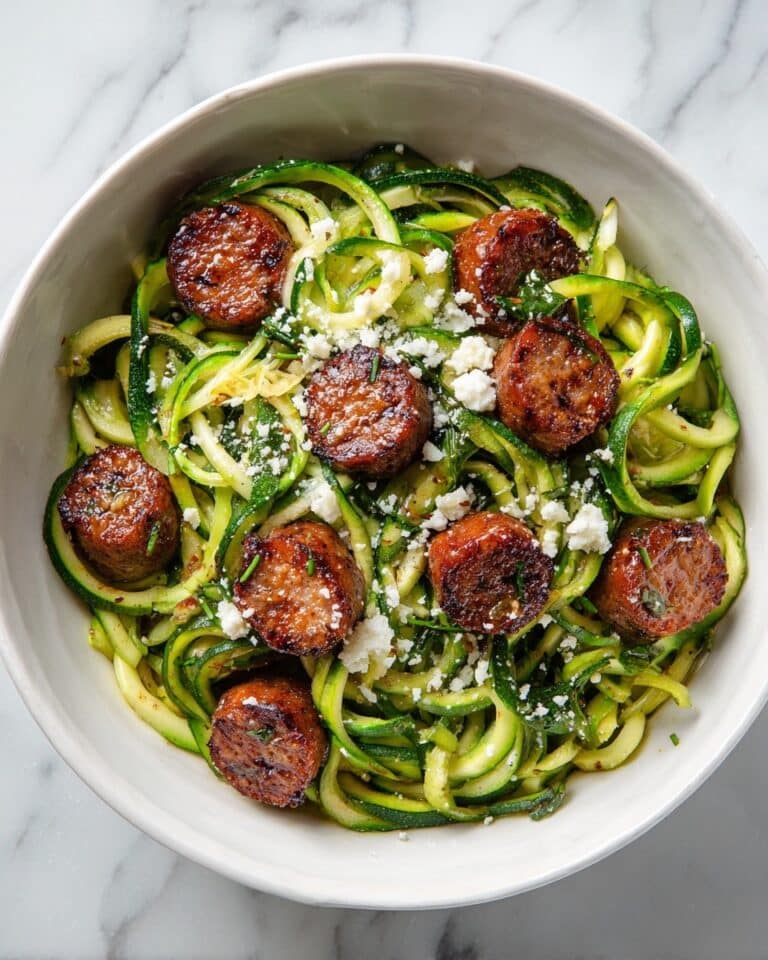 Chicken Sausage Zucchini Pasta: 25-Minute Healthy Delight Recipe