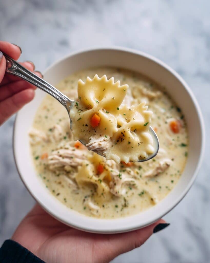 Creamy Chicken Alfredo Soup Recipe