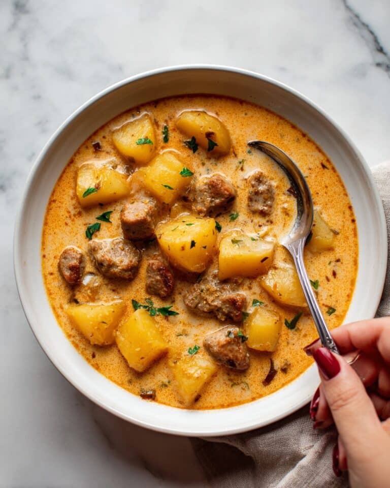 Tuscan Sausage Potato Soup Recipe