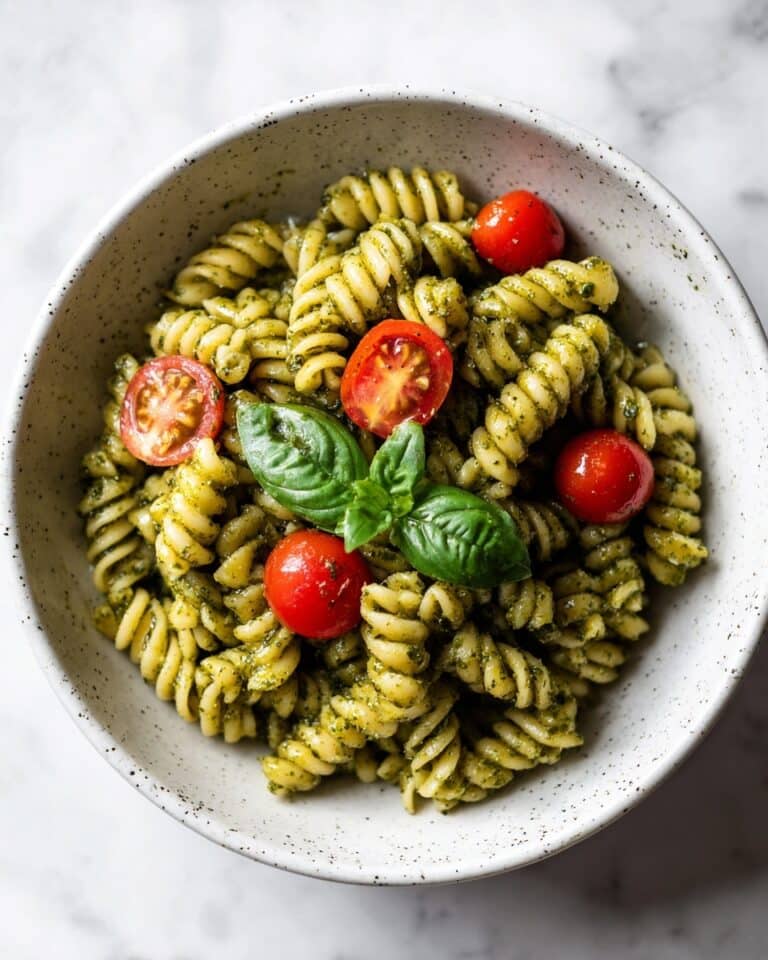 5-Minute Pesto Pasta Salad: Quick Italian Bliss in Every Bite Recipe