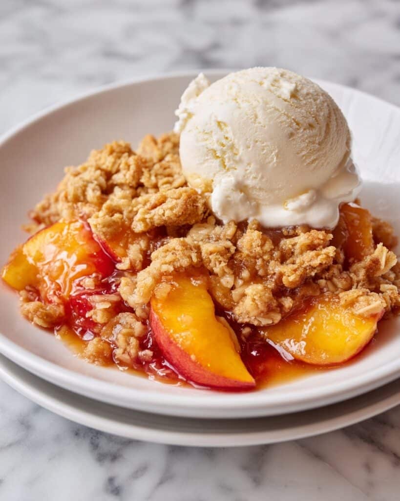 Perfect Peach Cobbler with Buttery Crust Recipe