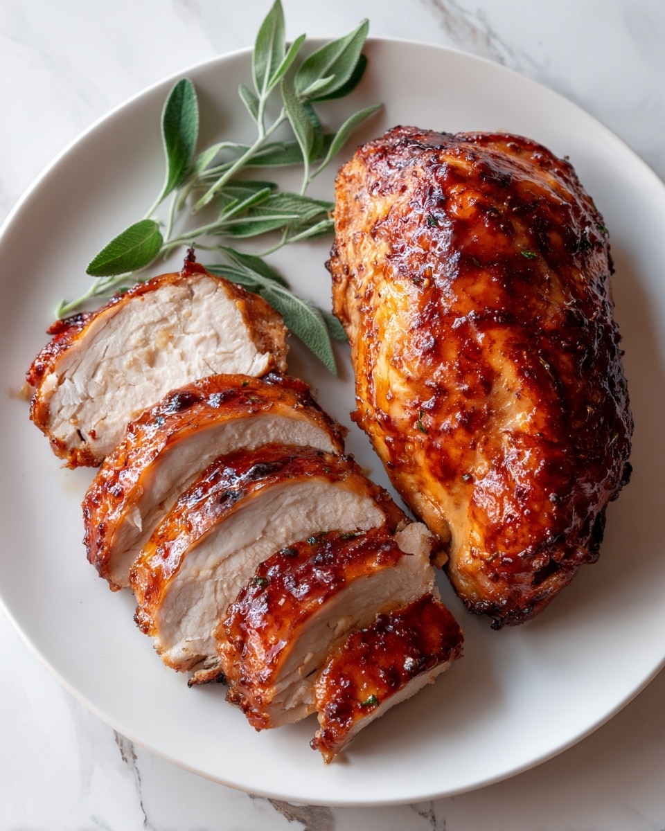 The image shows two stacked slices of quiche with a golden-brown crust, the bottom slice lying flat and the top slice slightly lifted. The quiche filling has visible layers: a creamy, pale yellow egg mixture with dark green spinach and bits of pink ham, topped with melted, slightly browned cheese and sprinkled with shredded white cheese. The quiche sits on a white plate, with a woman's hand holding the top slice. In the background, there is a sliced red tomato. The surface is a white marbled texture. Photo taken with an iphone --ar 4:5 --v 7