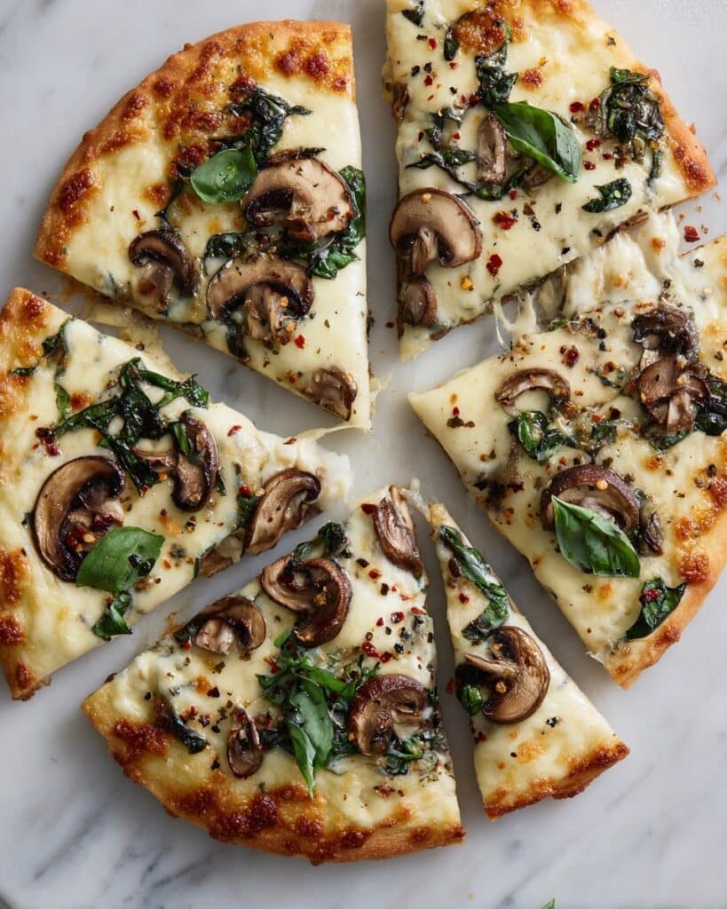 White Garlic Bliss Pizza Recipe