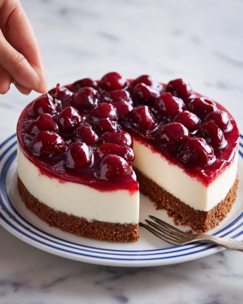 No Bake Cherry Cheesecake Recipe