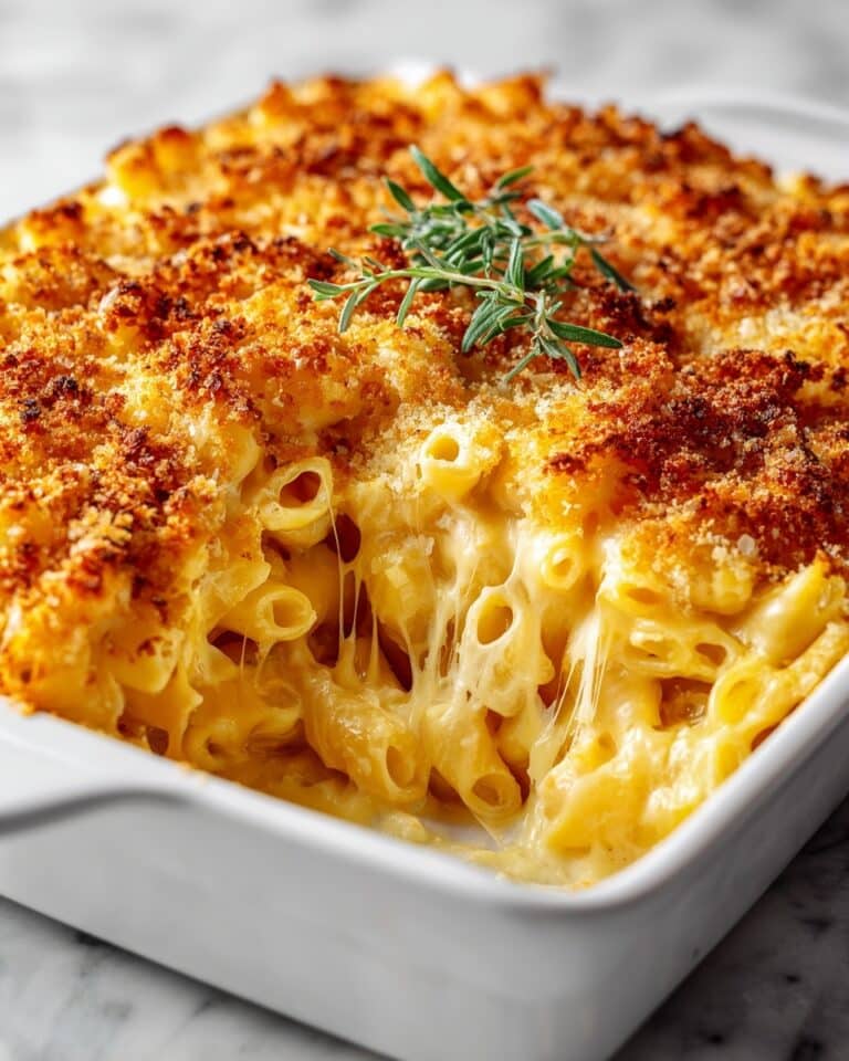 Irresistibly Creamy Five Cheese Baked Mac & Cheese Recipe