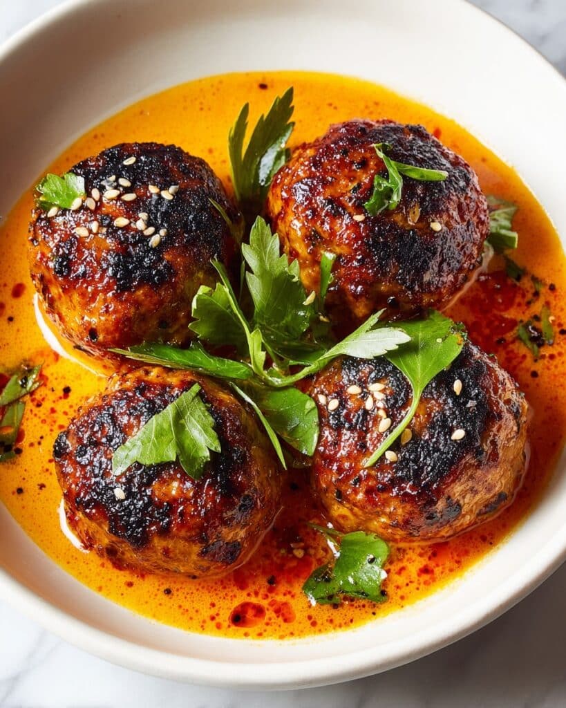 Sweet Chili Bang Bang Chicken Meatballs Recipe