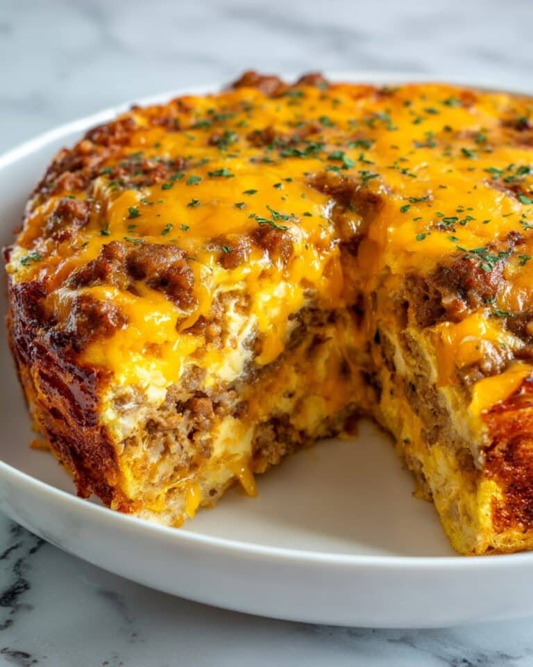 Easy Crockpot Breakfast Casserole with Sausage Recipe
