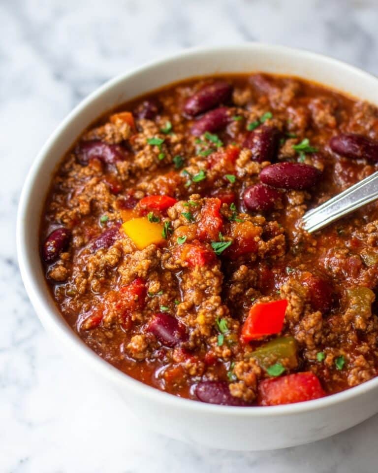 Healthy Slow Cooker Stuffed Pepper Soup Recipe