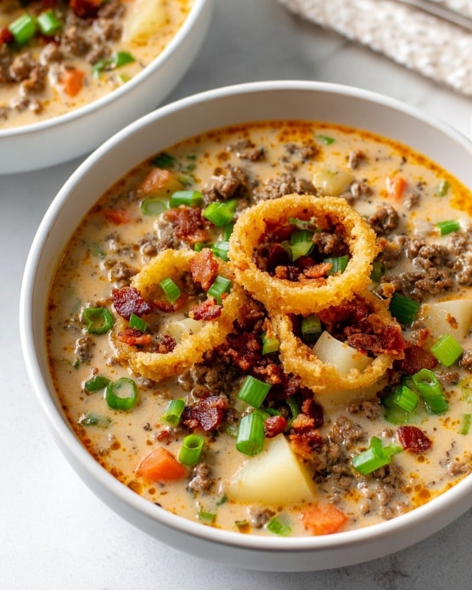 Cheeseburger Soup Recipe