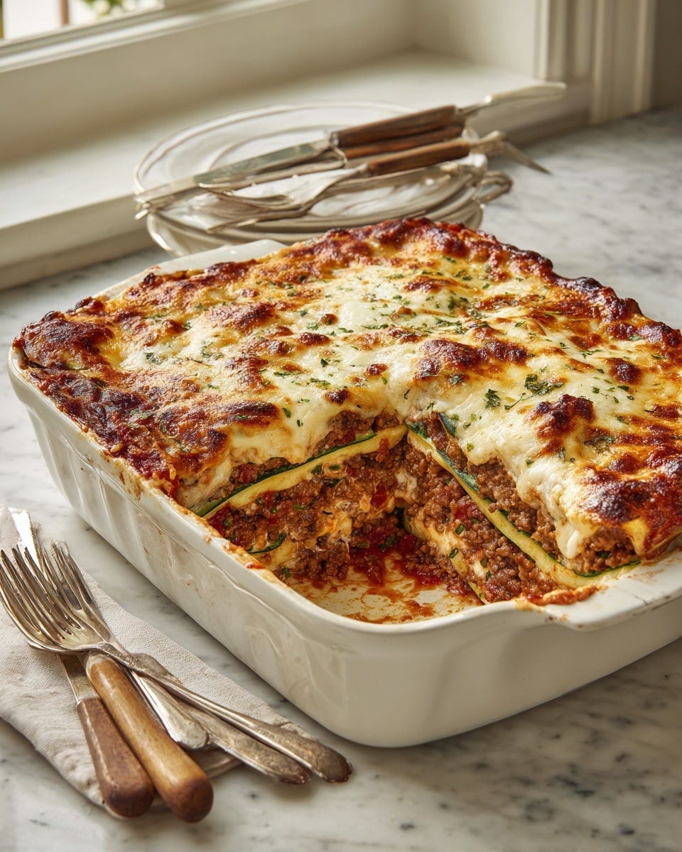 Zesty Zucchini Lasagna Delight Recipe